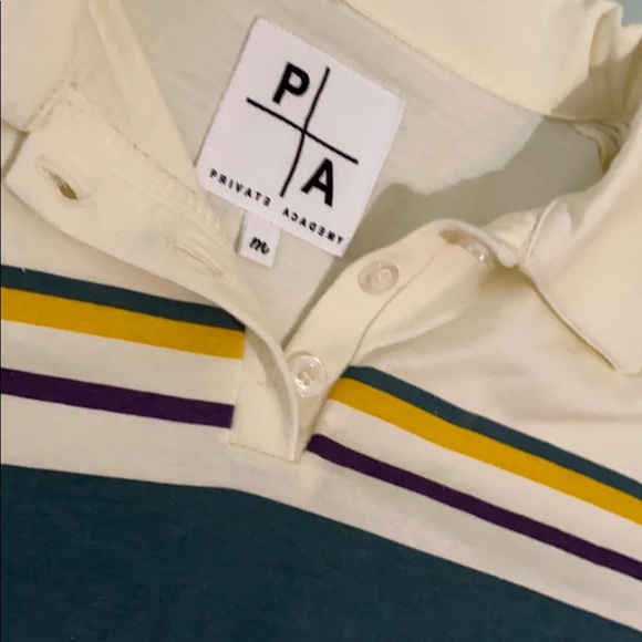 Boxy Collared Crop Top - Picture 2 of 2